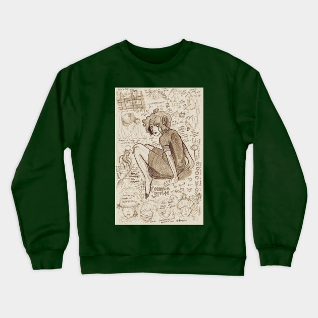 Common Sprite Study Crewneck Sweatshirt by Ballyraven